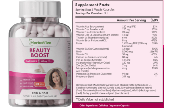 Beauty boost supplement