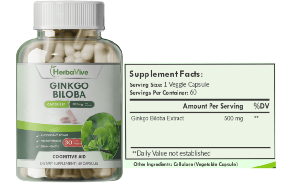Ginkgo Biloba supplement