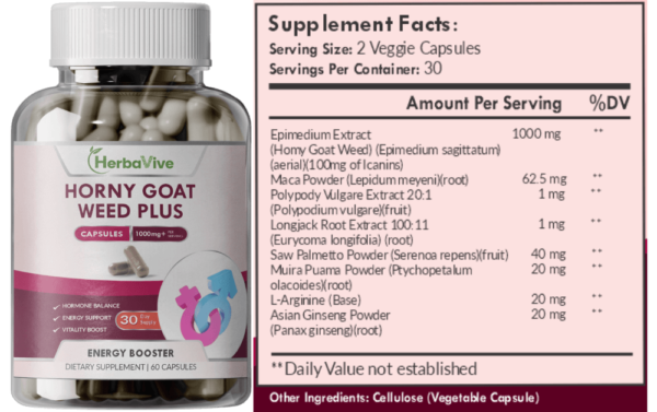 Horny goat weed plus supplement