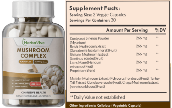 Mushroom complex supplement